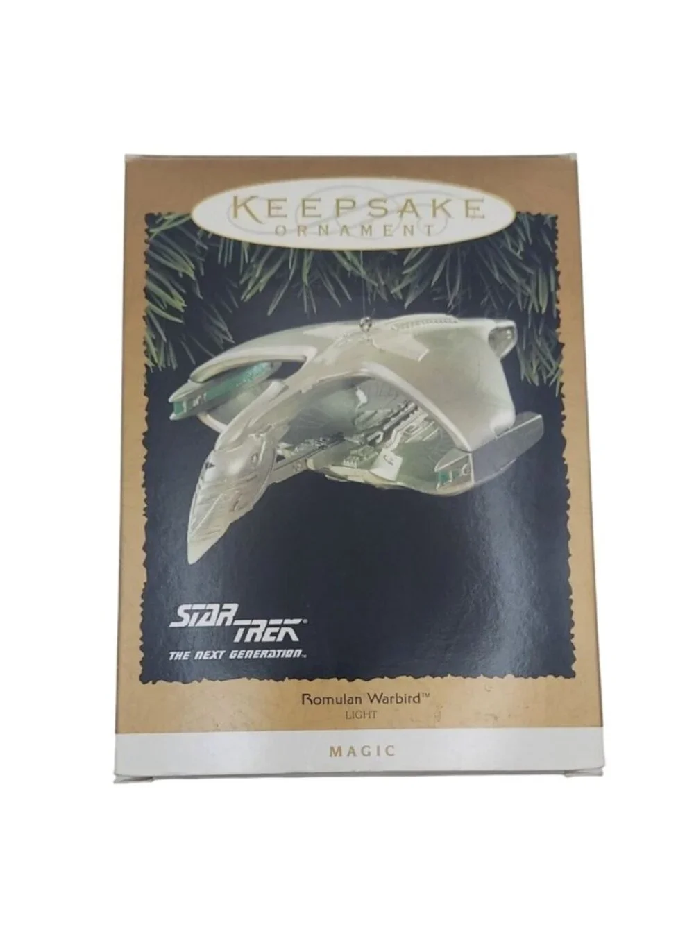 Star Trek Hallmark Keepsake Ornament The Next Generation Romulan Warbird 1995